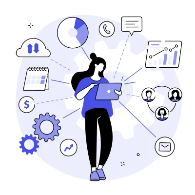 Business elements illustration