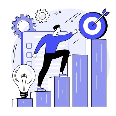 Business mission illustration